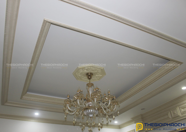 Mẫu Công Trình Thực Tế Sử Dụng Phào Chỉ Trần Nhựa Hàn Quốc